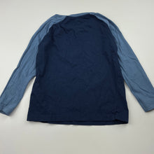 Load image into Gallery viewer, Boys Tilt, blue cotton long sleeve t-shirt / top, GUC, size 4,  