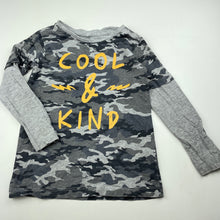 Load image into Gallery viewer, Boys Kids &amp; Co, camo print long sleeve t-shirt / top, FUC, size 3,  
