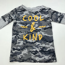 Load image into Gallery viewer, Boys Kids &amp; Co, camo print long sleeve t-shirt / top, FUC, size 3,  