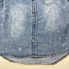 Load image into Gallery viewer, Boys WAGA DUDE, casual short sleeve shirt, missing button, FUC, size 6-7,  