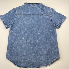 Load image into Gallery viewer, Boys WAGA DUDE, casual short sleeve shirt, missing button, FUC, size 6-7,  