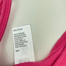 Load image into Gallery viewer, Girls Kids &amp; Co, pink cotton singlet top, GUC, size 6-8,  
