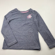 Load image into Gallery viewer, Girls Target, soft feel stretchy long sleeve top, unicorn, GUC, size 4,  