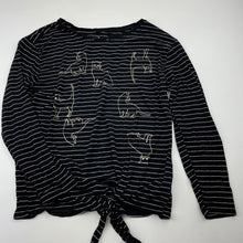 Load image into Gallery viewer, Girls Anko, lightweight stretchy long sleeve top, cats, GUC, size 8,  