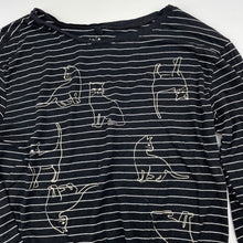 Load image into Gallery viewer, Girls Anko, lightweight stretchy long sleeve top, cats, GUC, size 8,  