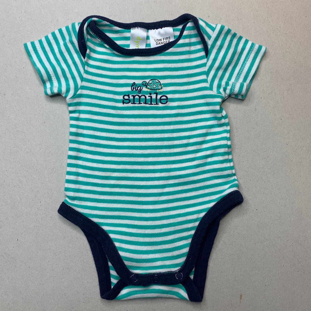 Boys Dymples, soft cotton bodysuit / romper, FUC, size 000,  
