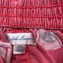 Load image into Gallery viewer, Boys Ralph Lauren, embroidered linen / cotton shorts, elasticated, wash fade, FUC, size 12 months,  