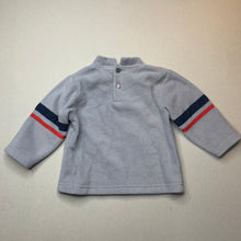 Load image into Gallery viewer, Boys Blue Sky, fleece sweater / jumper, dog, GUC, size 0,  