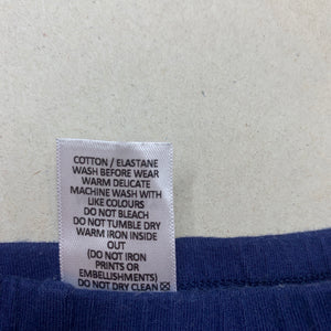 Girls Target, navy ruffle leggings / bottoms, EUC, size 0000,  