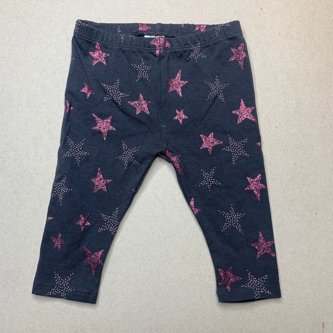 Girls Target, stretchy leggings, elasticated, stars, EUC, size 00,  