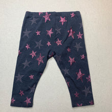 Load image into Gallery viewer, Girls Target, stretchy leggings, elasticated, stars, EUC, size 00,  