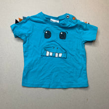 Load image into Gallery viewer, Boys Baby Baby, cotton novelty t-shirt / top, GUC, size 00,  