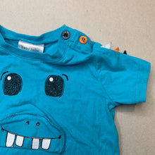 Load image into Gallery viewer, Boys Baby Baby, cotton novelty t-shirt / top, GUC, size 00,  