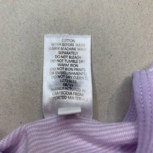 Load image into Gallery viewer, unisex Target, purple stripe cotton singlet top, GUC, size 0000,  