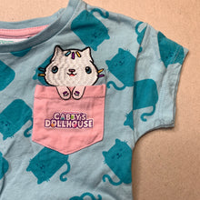 Load image into Gallery viewer, Girls Dream Works, Gabby's Dollhouse cotton t-shirt / top, cats, EUC, size 2,  