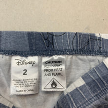 Load image into Gallery viewer, unisex Disney, Winnie the Pooh cotton pyjama pants / bottoms, wash fade, FUC, size 2,  