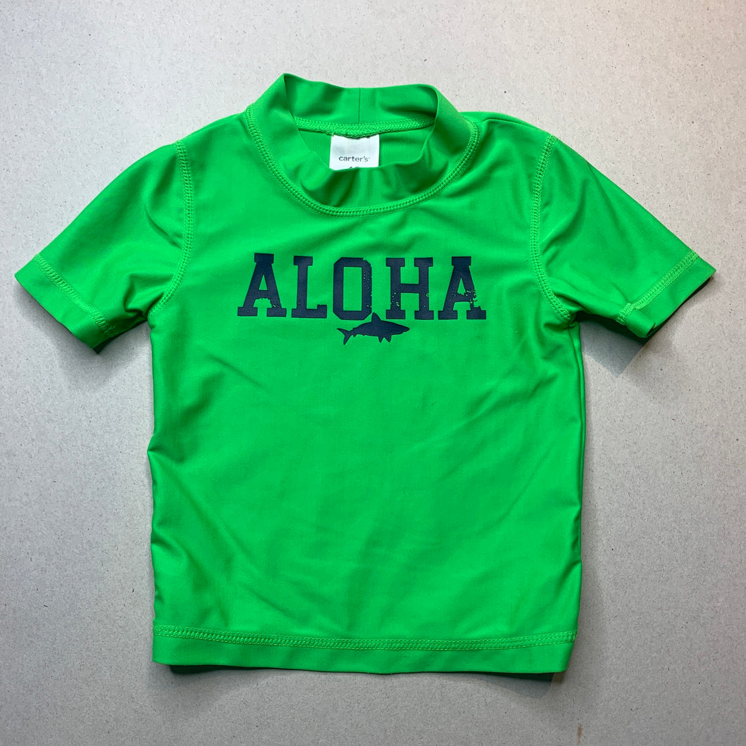 Boys Carters, short sleeve rashie / swim top, GUC, size 12 months,  