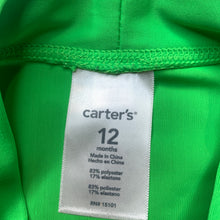 Load image into Gallery viewer, Boys Carters, short sleeve rashie / swim top, GUC, size 12 months,  