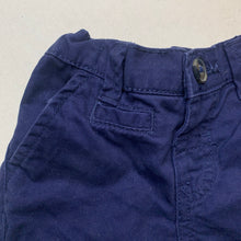 Load image into Gallery viewer, Boys Dymples, navy cotton shorts, adjustable, EUC, size 0,  
