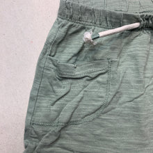 Load image into Gallery viewer, unisex Next, green cotton shorts, elasticated, GUC, size 00,  