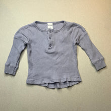 Load image into Gallery viewer, Girls Baby Berry, ribbed stretchy long sleeve top, FUC, size 1,  