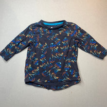 Load image into Gallery viewer, Boys Tilt, cotton long sleeve top, dinosaurs, EUC, size 1,  