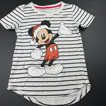 Load image into Gallery viewer, Girls Disney, Mickey Mouse Christmas t-shirt / top, FUC, size 8,  