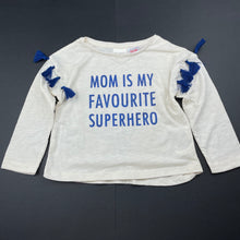 Load image into Gallery viewer, Girls Zara, soft feel long sleeve t-shirt / top, EUC, size 1,  