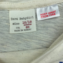 Load image into Gallery viewer, Girls Zara, soft feel long sleeve t-shirt / top, EUC, size 1,  