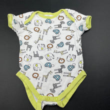 Load image into Gallery viewer, unisex Baby Club, soft cotton bodysuit / romper, GUC, size 000,  