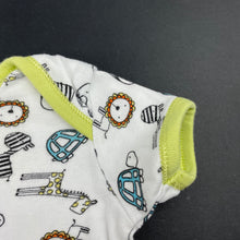 Load image into Gallery viewer, unisex Baby Club, soft cotton bodysuit / romper, GUC, size 000,  