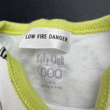 Load image into Gallery viewer, unisex Baby Club, soft cotton bodysuit / romper, GUC, size 000,  