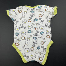Load image into Gallery viewer, unisex Baby Club, soft cotton bodysuit / romper, GUC, size 000,  