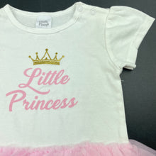 Load image into Gallery viewer, Girls Ollies Place, white cotton tutu romper, princess, EUC, size 1,  