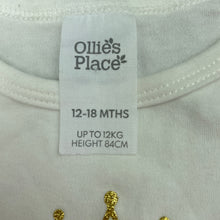 Load image into Gallery viewer, Girls Ollies Place, white cotton tutu romper, princess, EUC, size 1,  