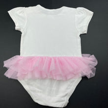 Load image into Gallery viewer, Girls Ollies Place, white cotton tutu romper, princess, EUC, size 1,  