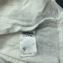 Load image into Gallery viewer, Girls Anko, cropped cotton t-shirt / top, EUC, size 9,  