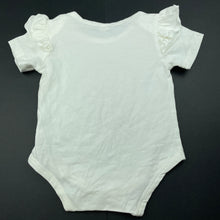 Load image into Gallery viewer, Girls soft feel, ruffle bodysuit / romper, EUC, size 0-1,  