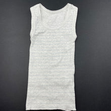 Load image into Gallery viewer, unisex Anko, grey &amp; blue cotton singlet top, EUC, size 0000,  
