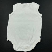 Load image into Gallery viewer, unisex Target, white cotton bodysuit / romper, FUC, size 0000,  