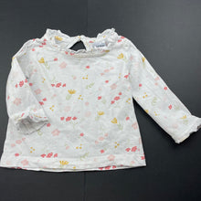 Load image into Gallery viewer, Girls Anko, floral cotton long sleeve top, FUC, size 00,  