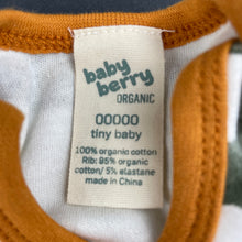 Load image into Gallery viewer, unisex Baby Berry, soft organic cotton sleepsack / sleeping bag, GUC, size 00000,  