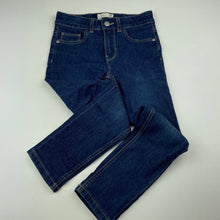 Load image into Gallery viewer, unisex Target, blue stretch denim jeans, adjustable, Inside leg: 46cm, GUC, size 5,  