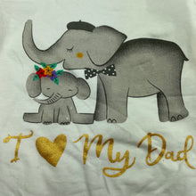Load image into Gallery viewer, unisex stretchy, bodysuit / romper, elephants, EUC, size 00,  