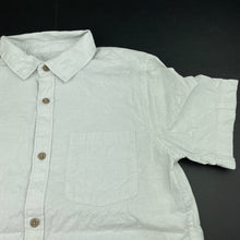 Load image into Gallery viewer, Boys Target, light grey linen / cotton short sleeve shirt, EUC, size 12,  