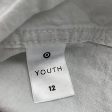 Load image into Gallery viewer, Boys Target, light grey linen / cotton short sleeve shirt, EUC, size 12,  
