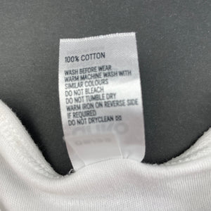 unisex Anko, white cotton singletsuit / romper, EUC, size 0000,  