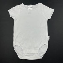 Load image into Gallery viewer, unisex Bonds, white stretchy bodysuit / romper, EUC, size 0000,  