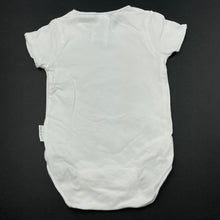 Load image into Gallery viewer, unisex Bonds, white stretchy bodysuit / romper, EUC, size 0000,  