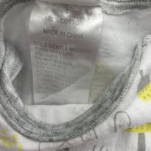 Load image into Gallery viewer, unisex Sprout, cotton bodysuit / romper, rabbits, EUC, size 000,  